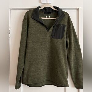 Under Armour XL green quarter zip
